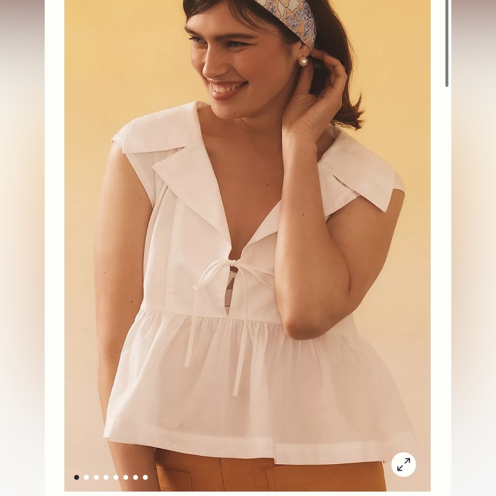 Maeve Anthropologie babydoll top